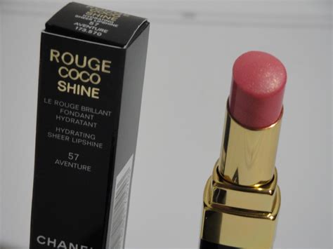 Chanel Rouge Coco Shine Lipstick in Aventure 